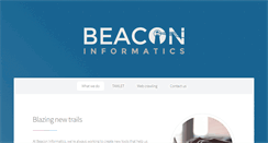 Desktop Screenshot of beaconinformatics.com